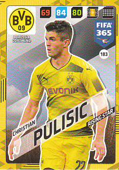 Christian Pulisic Borussia Dortmund 2018 FIFA 365 Rising Star #183